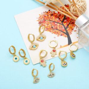 O1CN01cFYP7s2JAYIqUGtY7__2926419381-0-cib Wholesale Devil Eye Vintage Copper Earrings