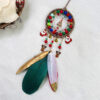 Wholesale Santa Claus Feather Dream Catcher Pendant
