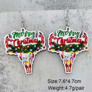 JE1116G / Wooden earrings