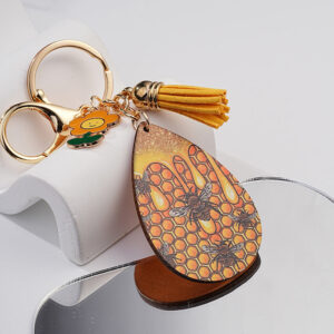 Wholesale Metal Honeycomb Keychain