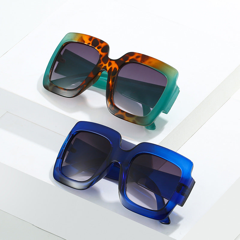 Wholesale PC Minimalist Box Color Blocking Sunglasses