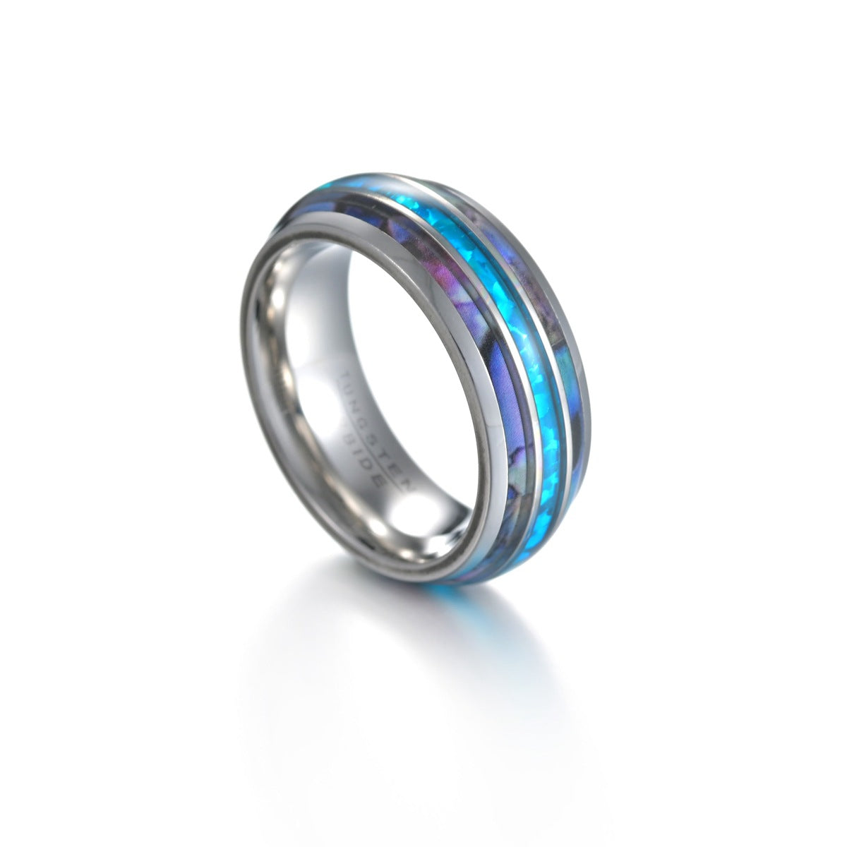 Wholesale Australian Baby Shell Men's Carbide Rings
