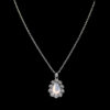 Wholesale Boho Vintage Flower Imitation Moonstone Necklace