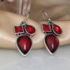 O1CN01cLsdG0294v920QNmx_3175378015-0-cib Wholesale wine red candy crystal gemstone alloy Earrings