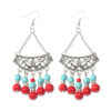 Wholesale Bohemian Tassel Turquoise Vintage Earrings