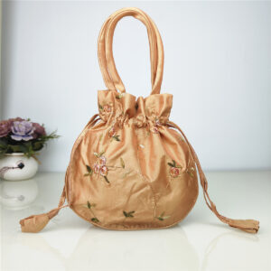 New Khaki Embroidered Bag