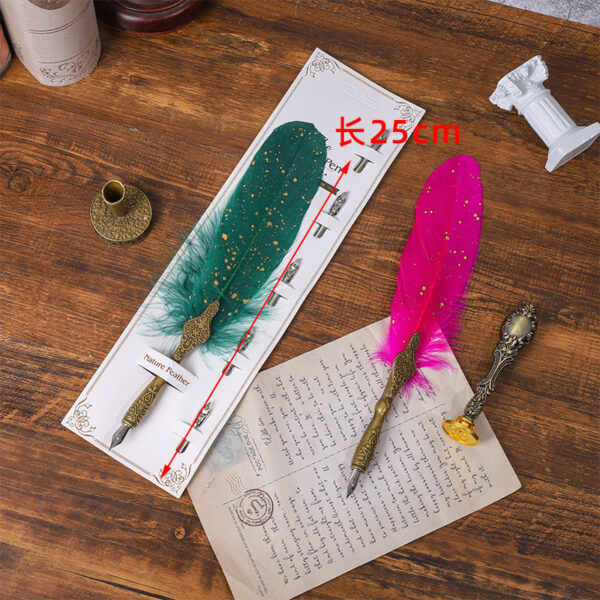 Wholesale Metal Feather Ink Pens