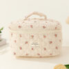 O1CN01cSWrXK1dv4kb492TF_950973797-0-cib-4 Wholesale Portable Large Capacity Small Floral Storage Portable Quilted Cotton Cosmetic Bag
