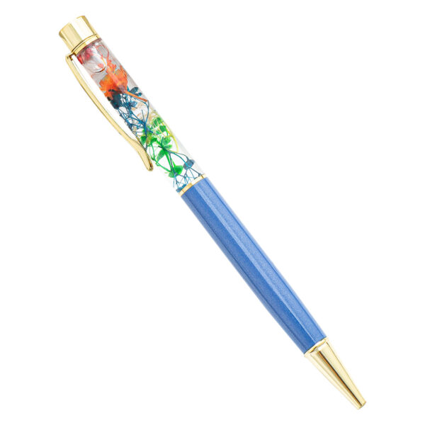Wholesale Metal Crystal Preserved Flower Ballpoint Pen