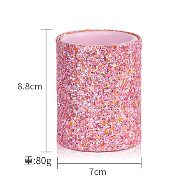 Wholesale Desktop Dressing Table Makeup Manicure Shop Dustproof Makeup Brush Storage Bucket