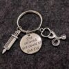 Wholesale Stethoscope Syringe Syringe Medical Staff Medical Equipment Keychain