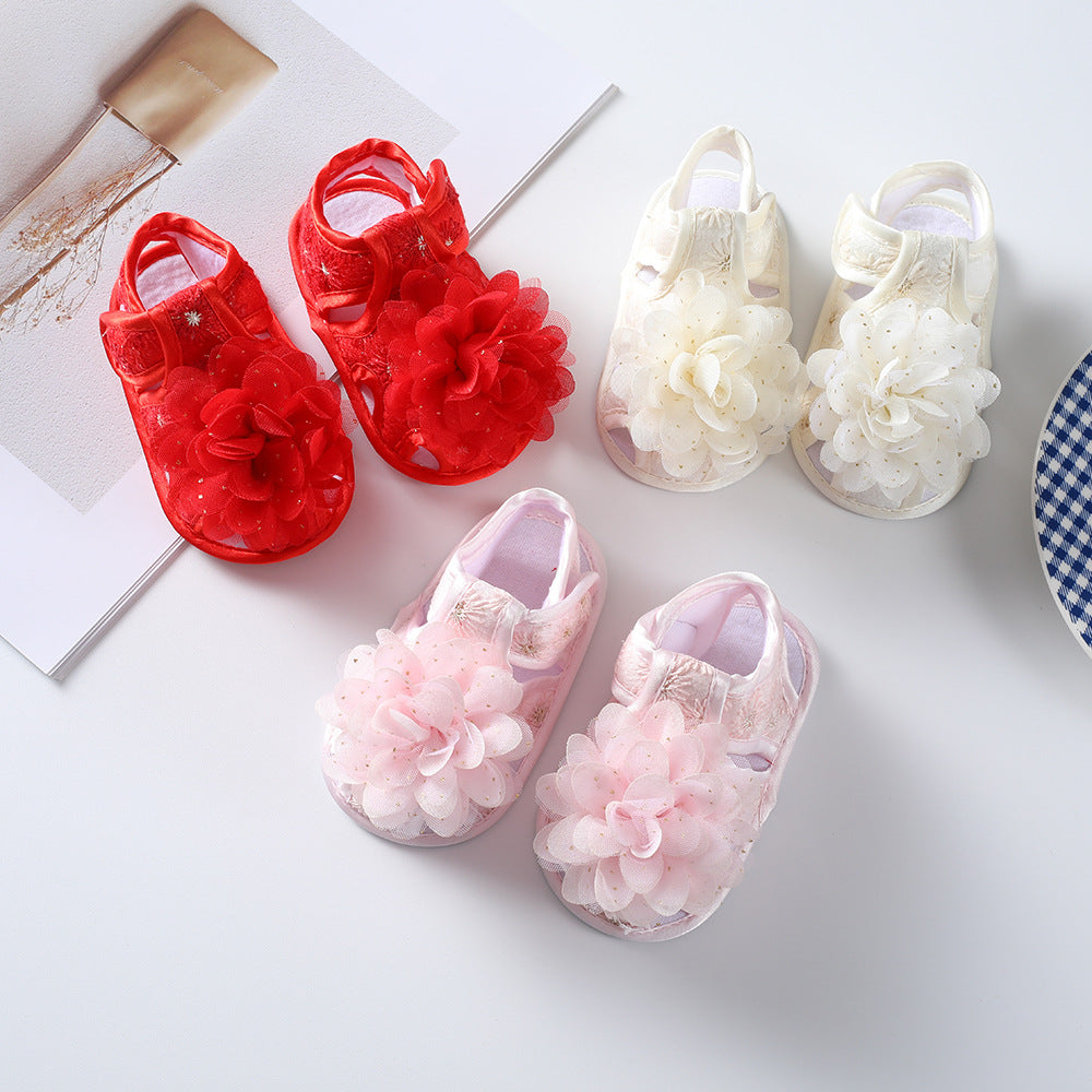 Wholesale 0-1 Year Old Baby Sandal Cotton Baby Splies
