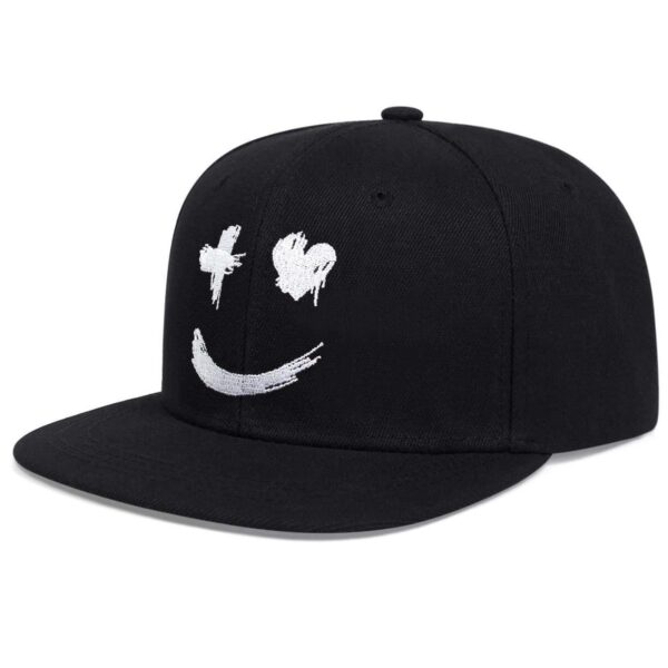 Wholesale Wide Brimmed Personalized Grinning Expression Cotton Baseball Caps