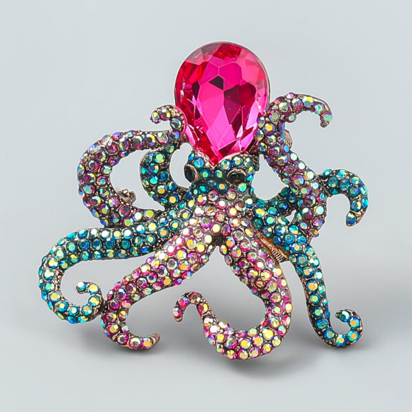 Wholesale Funny Octopus Alloy Brooch