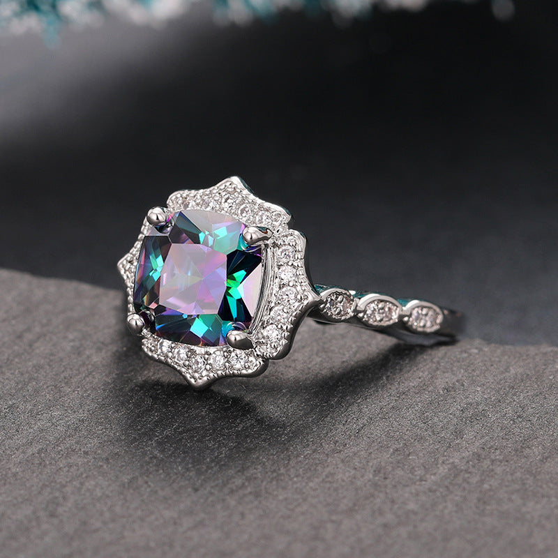 Wholesale of New Flower Shaped Copper Rings