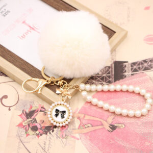 Rice White / Pearl Bow