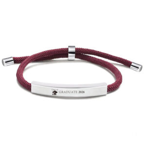 SLX031 wine red rope bracelet