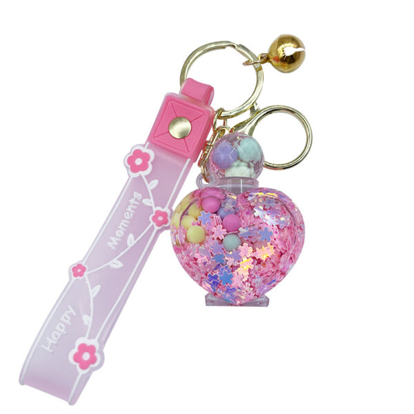 O1CN01ceT8ov1XOeyBc84pK_2215524792914-0-cib Wholesale Acrylic Perfume Bottle Oil Quicksand Keychain
