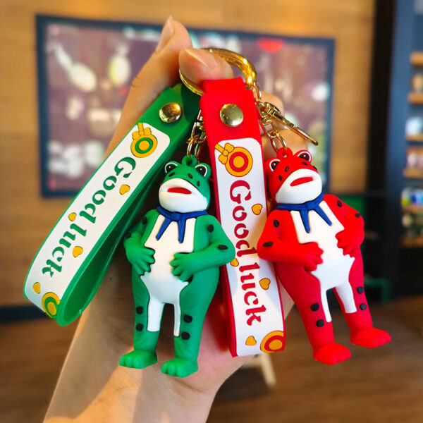 Wholesale Rubber Frog Keychains