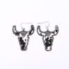 Wholesale Cowhead Western Denim Alloy Earrings
