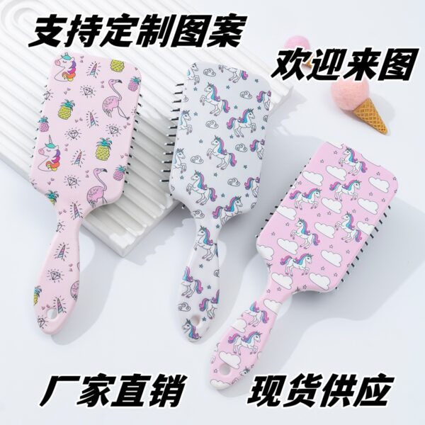 O1CN01cfzIYv1v1o30WpevC_2214688356113-0-cib Wholesale Unicorn Cartoon DIY Plastic Comb