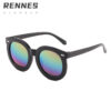 O1CN01ckoGMT1msAbgdeYeK_2103395009-0-cib Wholesale Color Film Reflective Round Frame PC Kids Sunglasses