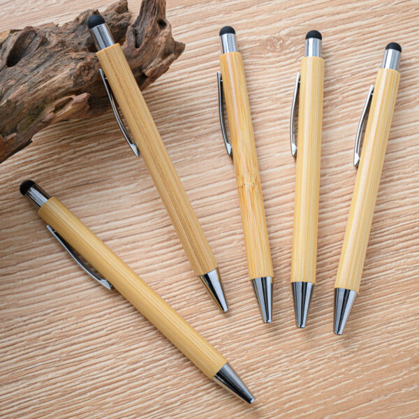 Wholesale Touch Screen Bamboo Pens