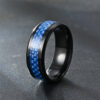 Wholesale Blue Stainless Steel Rings