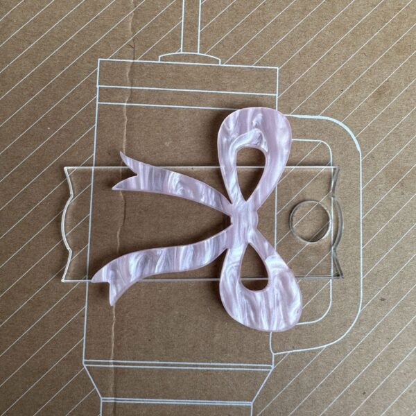 Wholesale Bow Water Ripple Tumbler Tag 40oz Ice Cup 2nd Generation Cup Lid Label