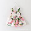 Wholesale Girls Princess Lemon Dress Baby Clothes