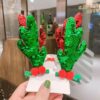 O1CN01ctq3Tw1f6M0iH7ceQ_2213322863957-0-cib Wholesale Christmas Antler Fabric Hairpins