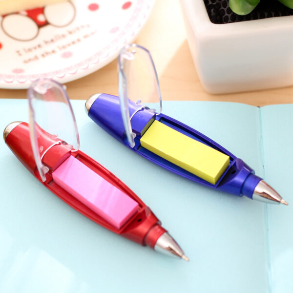 Wholesale Color Hanging Rope Luminous Note Stickers LED Light Pen Ballpoint Pen