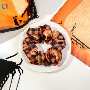 Halloween Small Circle-Plaid Pumpkin / Qiyue factory direct sales