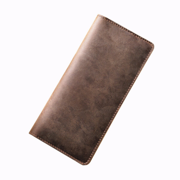 O1CN01cvfTkw1XF2XNjCMxs_2986102893-0-cib-1 Wholesale Handmade Vintage Top Layer Cowhide Men's Hand-held Long Wallet