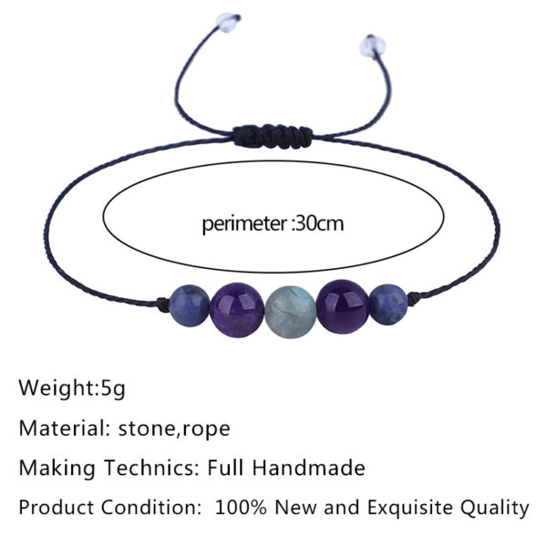 O1CN01cwaDsg1GhZm2aCyQ8_2923570654-0-cib Wholesale Amethyst Flash Stone Combination Crystal Wax Wire Bracelet