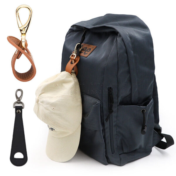 Wholesale Outdoor Travel PU Leather Storage Clip