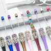 Wholesale Beadable Pen Bohemian Rhinestone Flower Patch DIY Pens