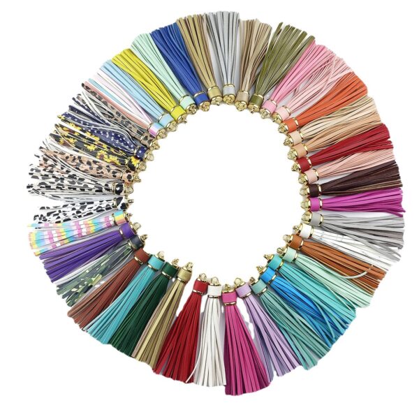 O1CN01cyiLSz1Bs2qPeTcHi_0-0-cib Wholesale Leopard Print PU Leather Tassel Printed Pendant Keychain Accessories