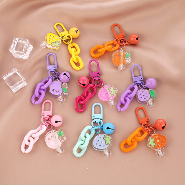 Wholesale Acrylic Creative Fruit Keychain