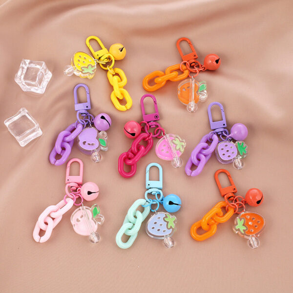 Wholesale Acrylic Creative Fruit Keychain