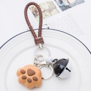 Brown + Brown rope + black and white bell / 2 batches (flat ring)