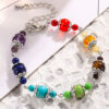 Wholesale Rainbow Natural Stone Beaded Bracelet