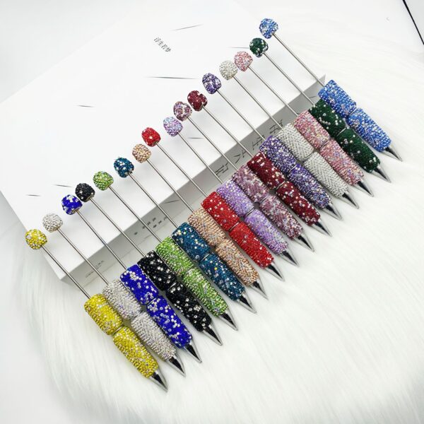 O1CN01d4BxvY1WH2vbu4W0G_2215718862762-0-cib Wholesale DIY Heavy-duty Full Diamond Handmade Diamond AB Color Diamond Ballpoint Pen