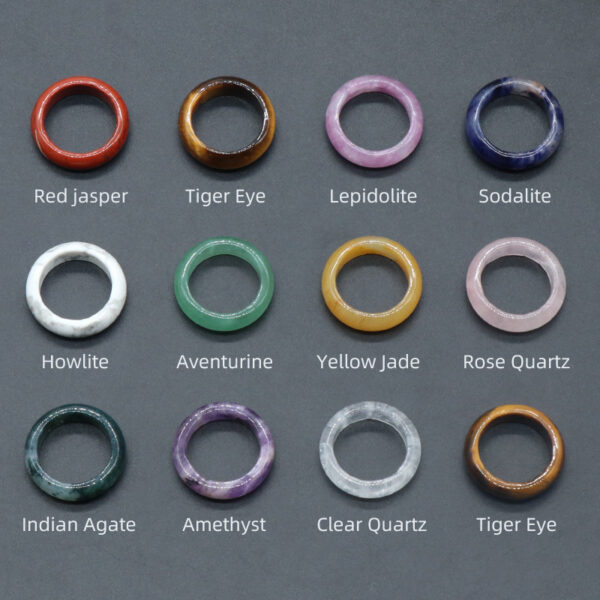 Wholesale Natural Stone Rings