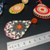 Wholesale Bohemian Style Printed Flowers and Trees Earrings