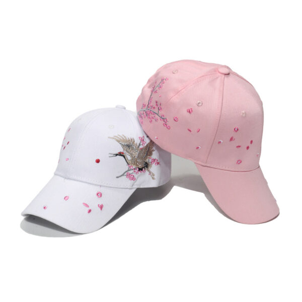 O1CN01d576Sv1QAjWaOAF6r_962731936-0-cib Wholesale Polyester Crane Plum Blossom Embroidery Baseball Cap