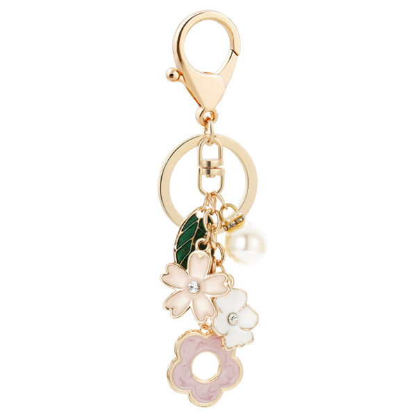 Wholesale Sakura Zinc Alloy Keychains