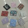Wholesale PU Printing Card Bag Creative Key Chain