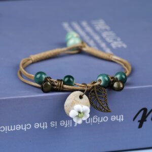 Green Heart Water Drops Slight Head Strong