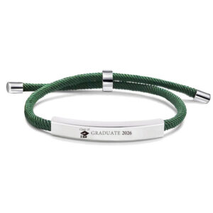 SLX031 green rope bracelet